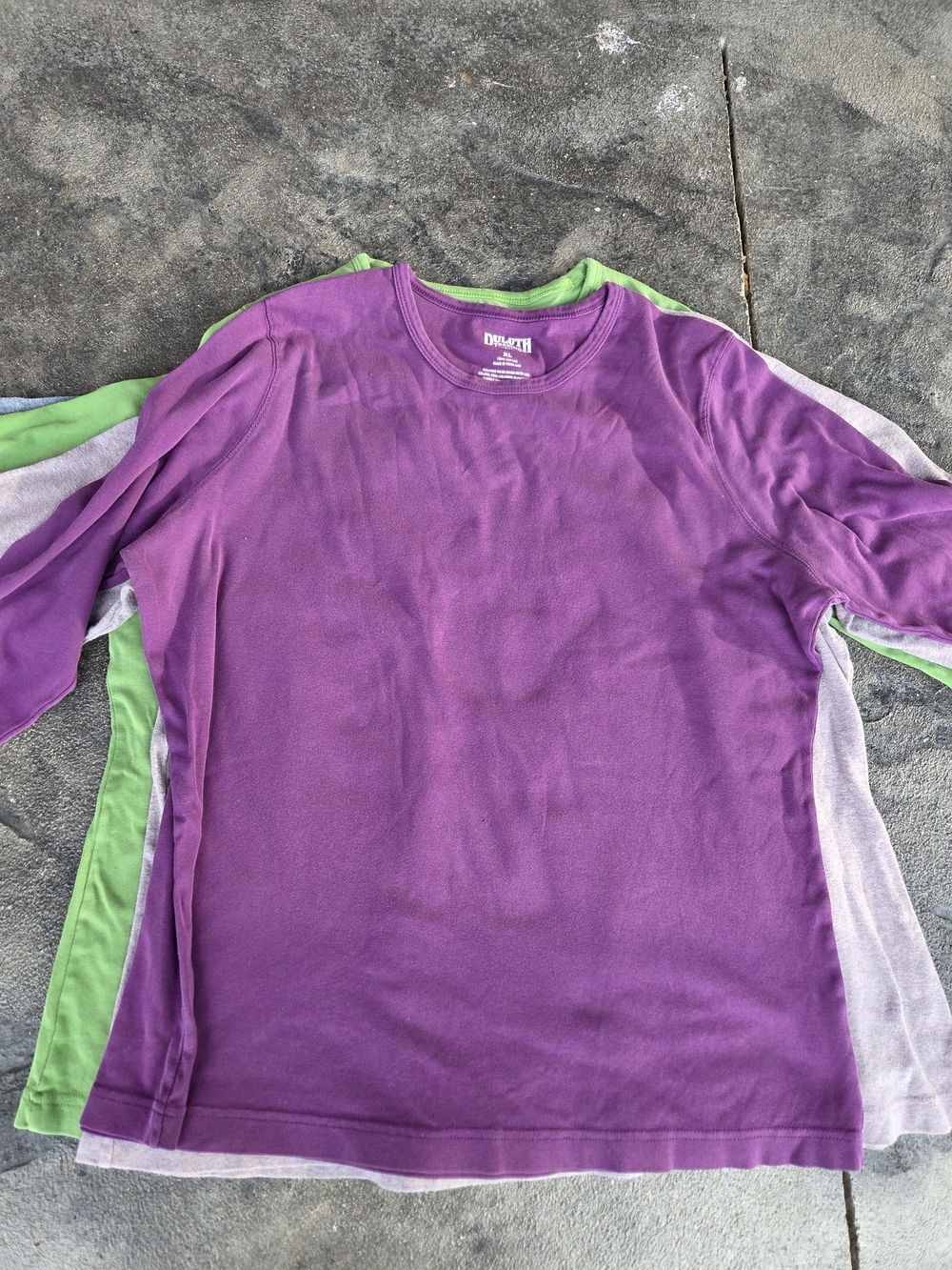 Duluth Trading Co Women’s Longtail T Long Sleeve Crew Set Of 4